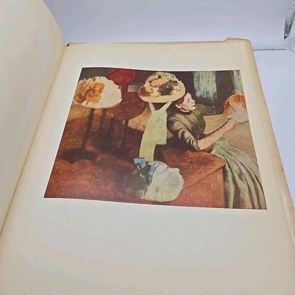 Vintage 1952 Abrams Art Book Degas (1834-1917)‎ 16 Beautiful Full Color Plates - Picture 16 of 16